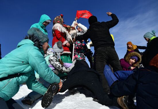 Проводы Масленицы в регионах России