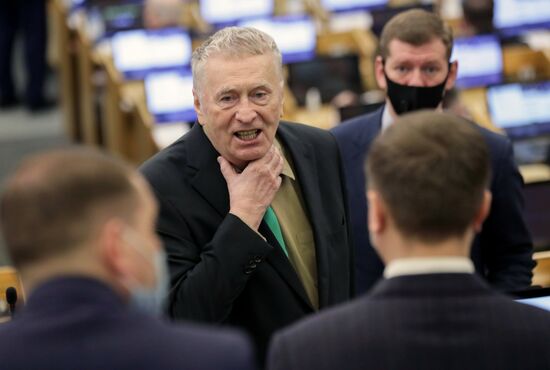 Пленарное заседание Госдумы РФ