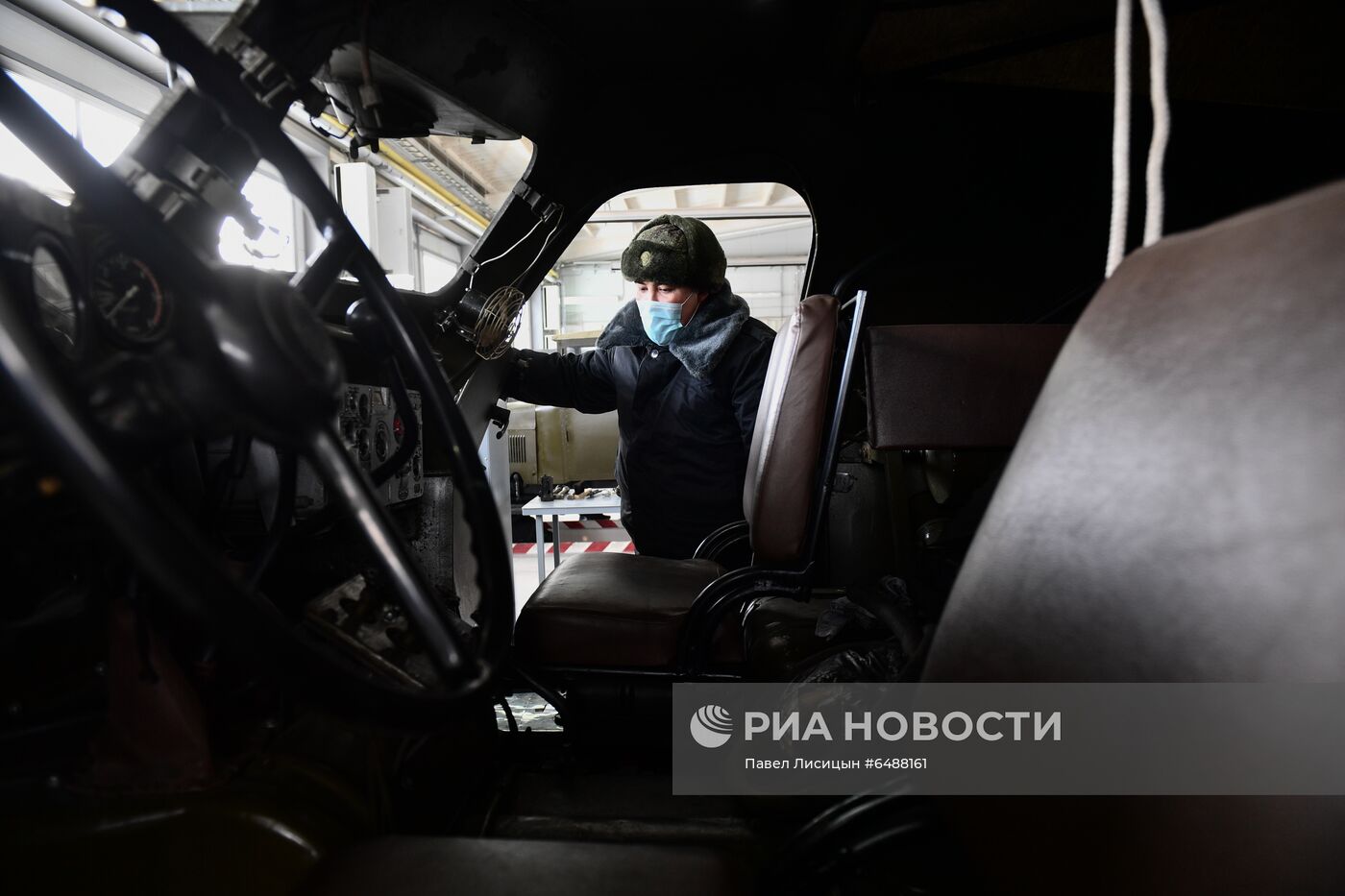 Подготовка военной техники к параду 9 Мая