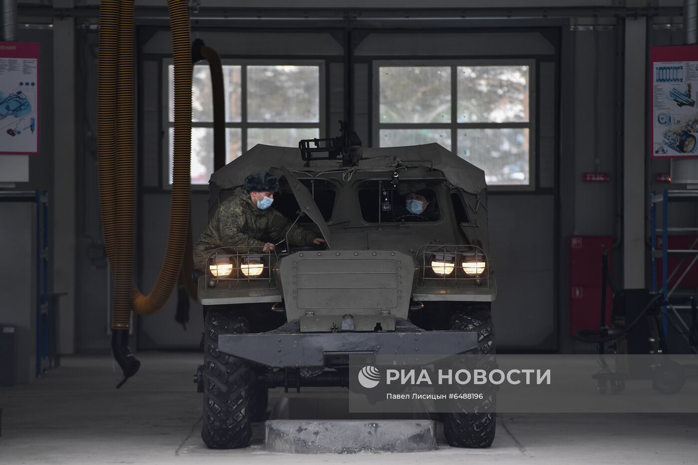 Подготовка военной техники к параду 9 Мая