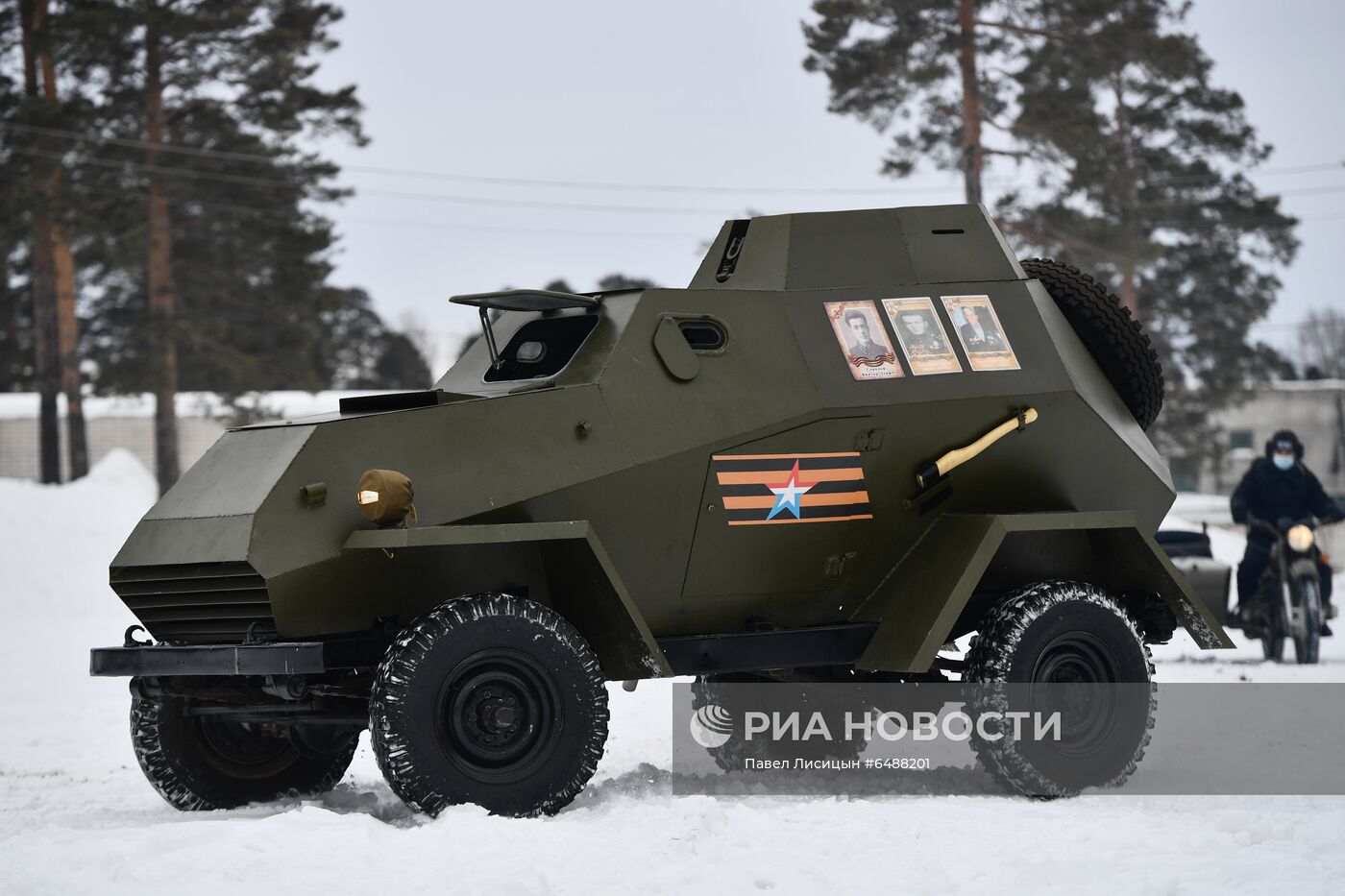 Подготовка военной техники к параду 9 Мая