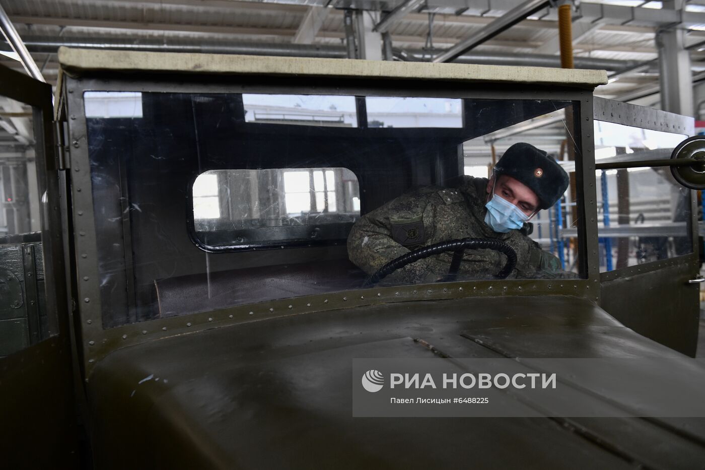 Подготовка военной техники к параду 9 Мая