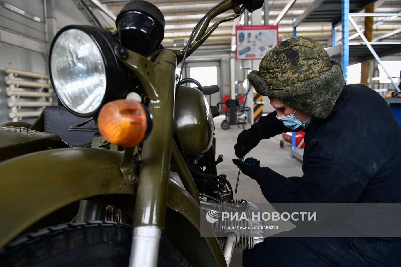 Подготовка военной техники к параду 9 Мая