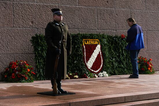 День памяти латышских легионеров Waffen-SS в Риге