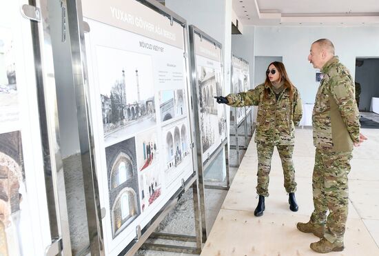 Президент Азербайджана И. Алиев посетил г. Шуша