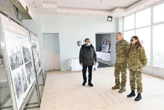 Президент Азербайджана И. Алиев посетил г. Шуша