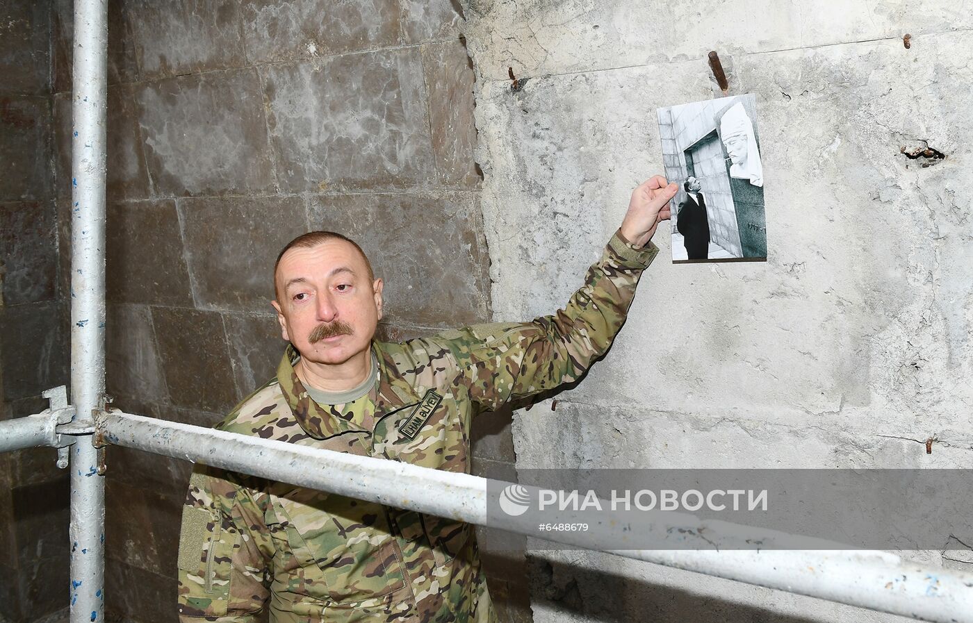 Президент Азербайджана И. Алиев посетил г. Шуша