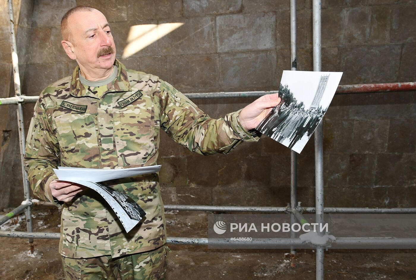 Президент Азербайджана И. Алиев посетил г. Шуша