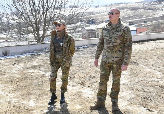 Президент Азербайджана И. Алиев посетил г. Шуша