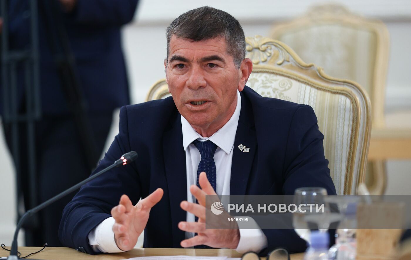Встреча глав МИД РФ и Израиля С. Лаврова и Г. Ашкенази