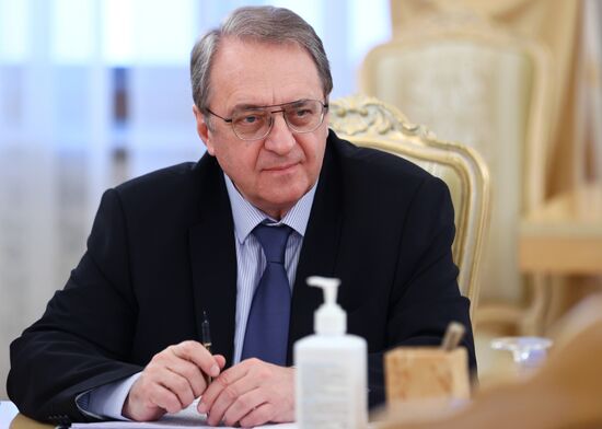 Встреча глав МИД РФ и Израиля С. Лаврова и Г. Ашкенази