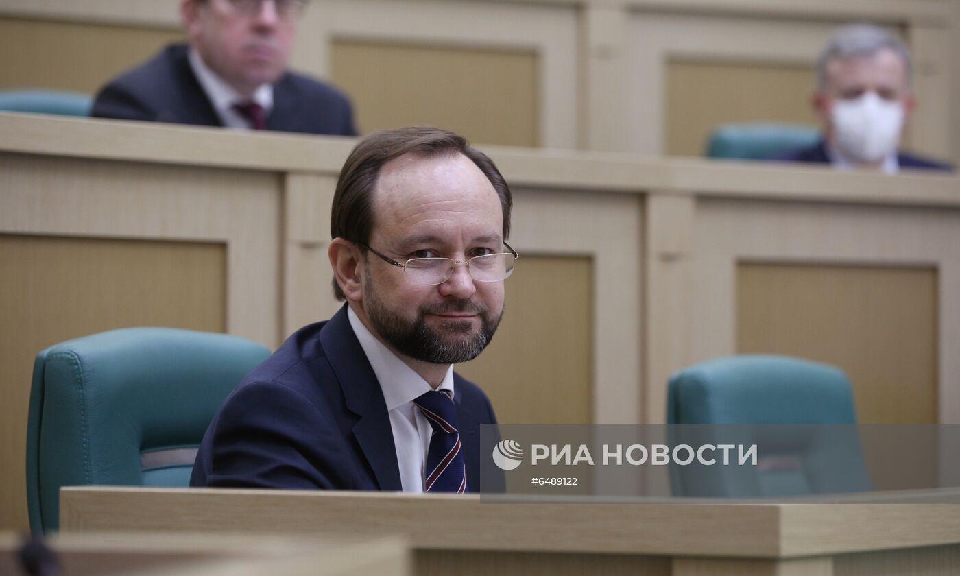 Заседание Совета Федерации РФ