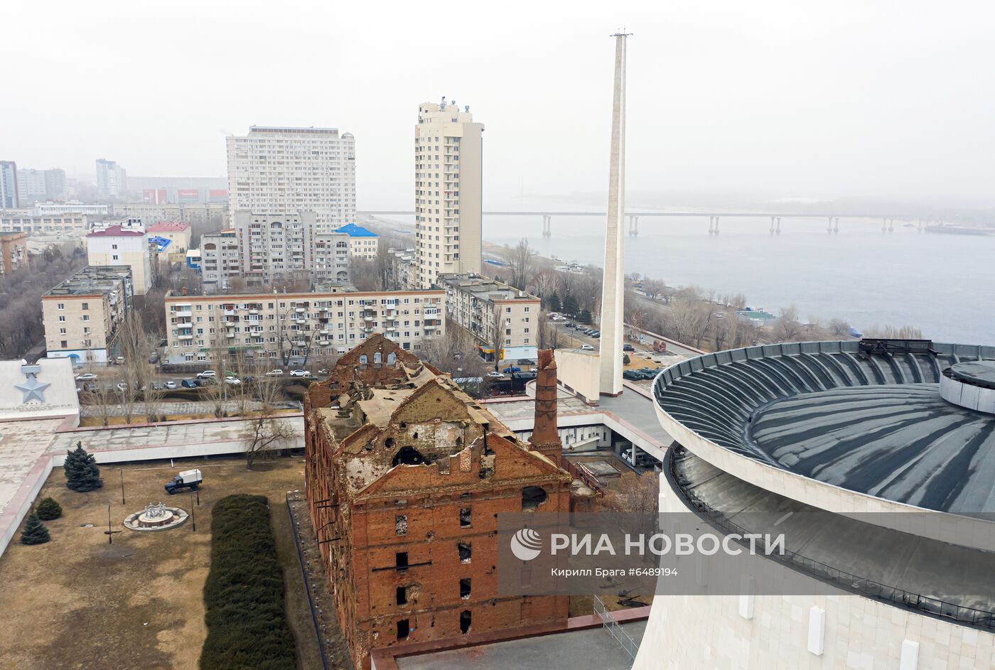 Обрушение мельницы Гергардта в Волгограде