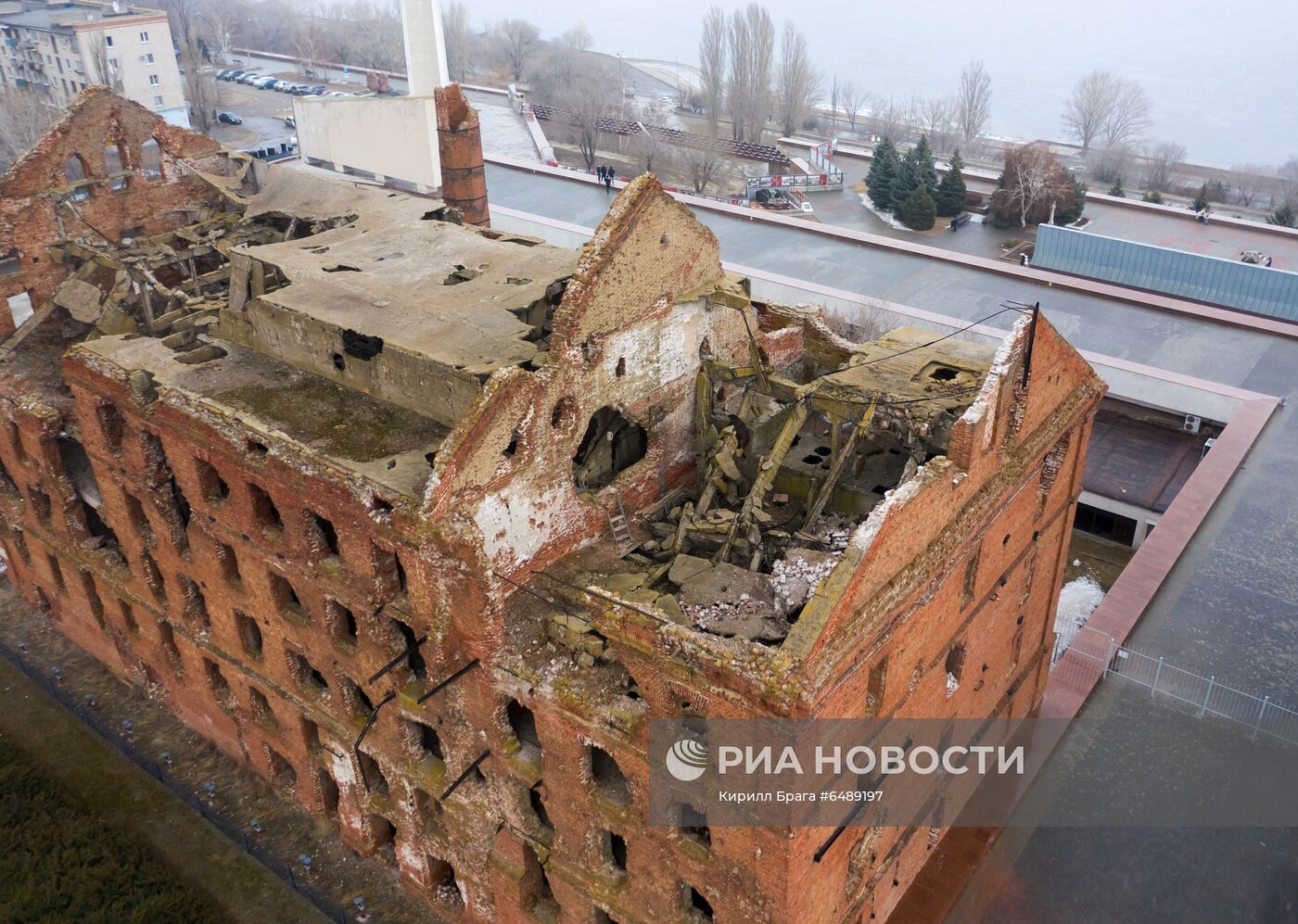 Обрушение мельницы Гергардта в Волгограде