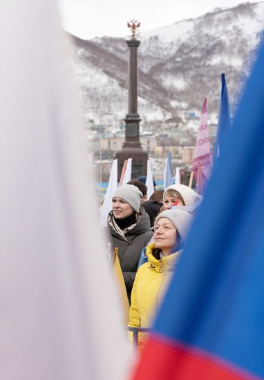 Празднование 7-й годовщины воссоединения Крыма с Россией