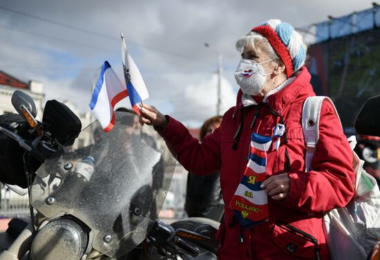 Празднование 7-й годовщины воссоединения Крыма с Россией