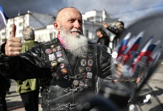 Празднование 7-й годовщины воссоединения Крыма с Россией