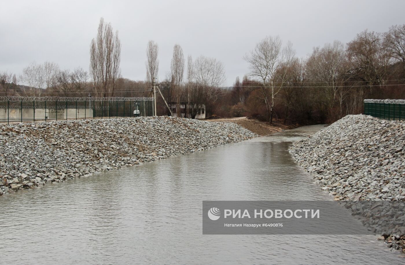 Водозабор на реке Бельбек в Крыму