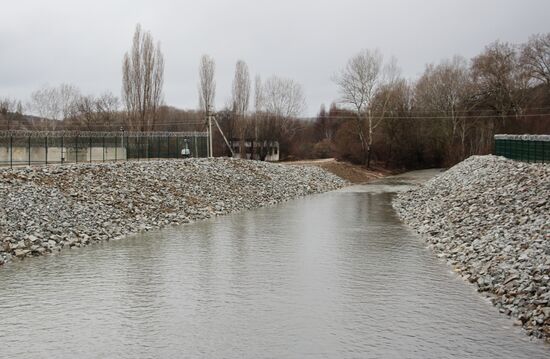 Водозабор на реке Бельбек в Крыму