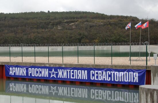 Водозабор на реке Бельбек в Крыму