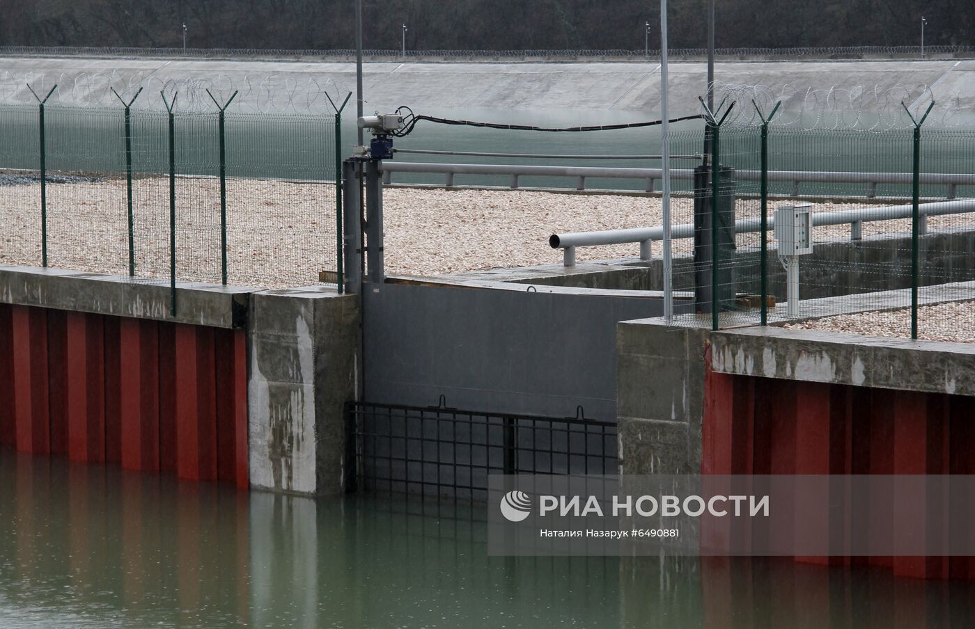 Водозабор на реке Бельбек в Крыму