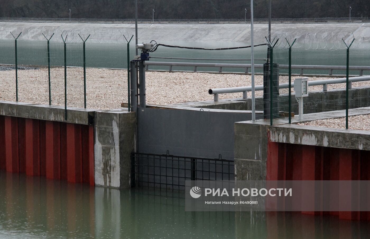 Водозабор на реке Бельбек в Крыму