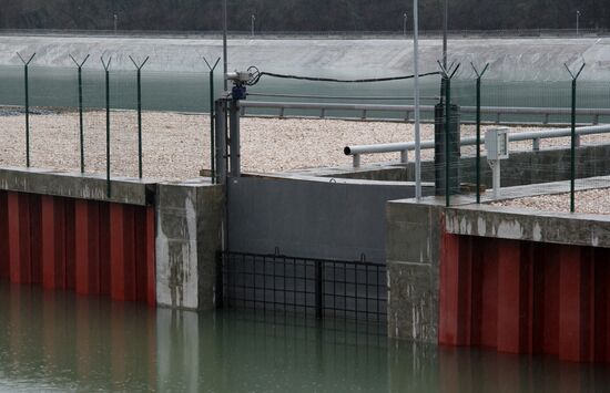 Водозабор на реке Бельбек в Крыму