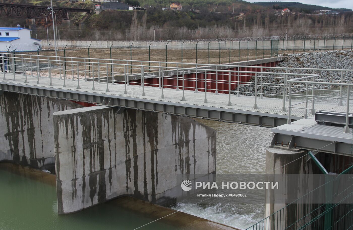 Водозабор на реке Бельбек в Крыму