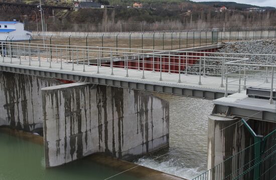 Водозабор на реке Бельбек в Крыму