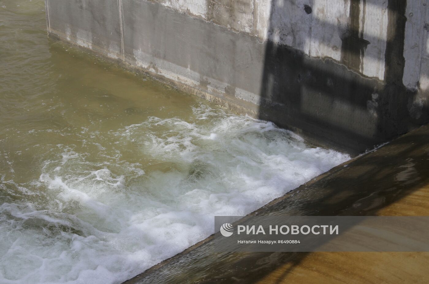 Водозабор на реке Бельбек в Крыму