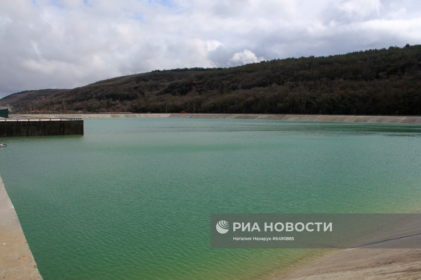 Водозабор на реке Бельбек в Крыму