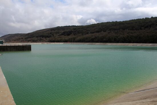 Водозабор на реке Бельбек в Крыму