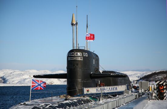 Атомный подводный крейсер "Карелия"