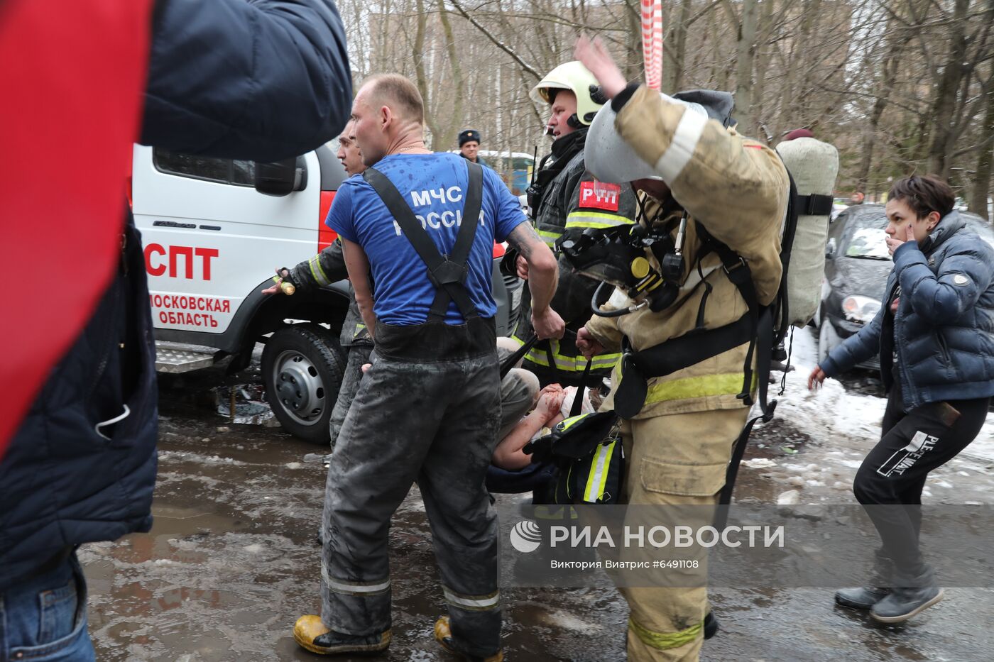 Взрыв произошел в жилом доме в Химках