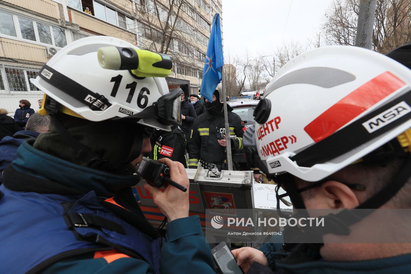 Взрыв произошел в жилом доме в Химках