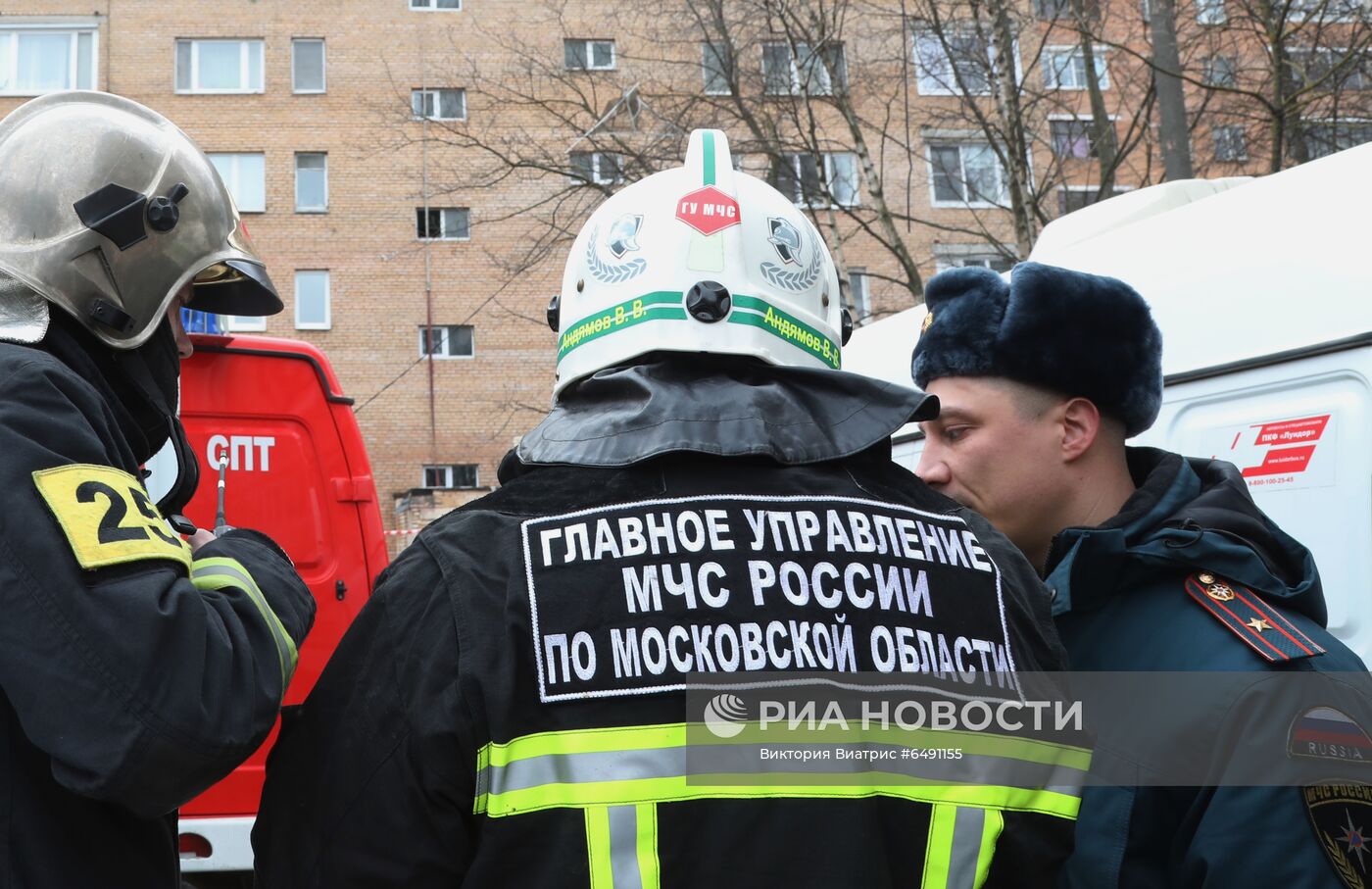 Взрыв произошел в жилом доме в Химках