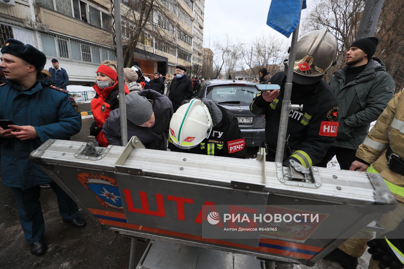 Взрыв произошел в жилом доме в Химках