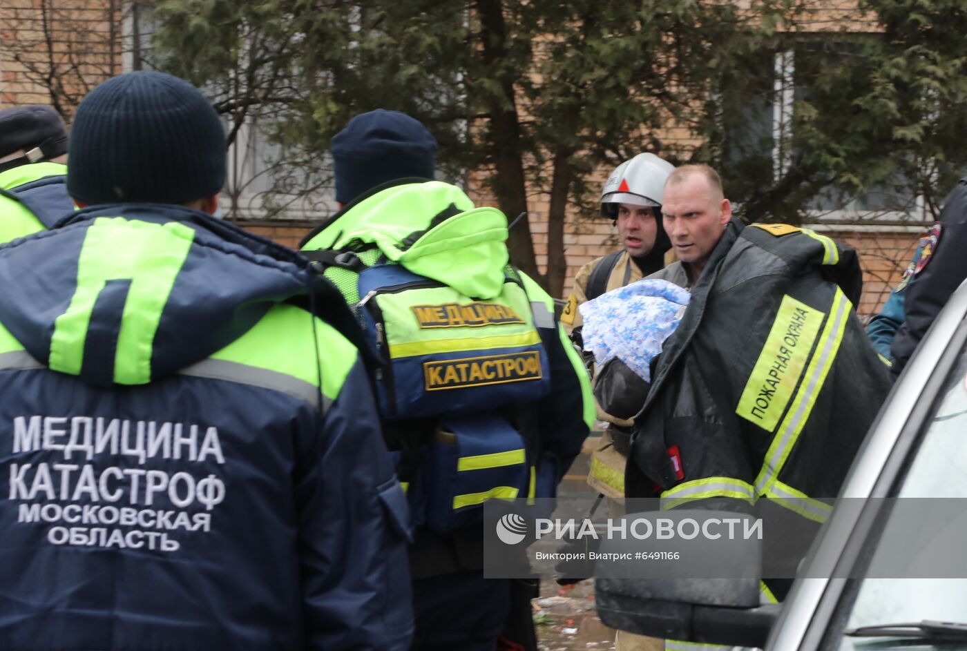 Взрыв произошел в жилом доме в Химках