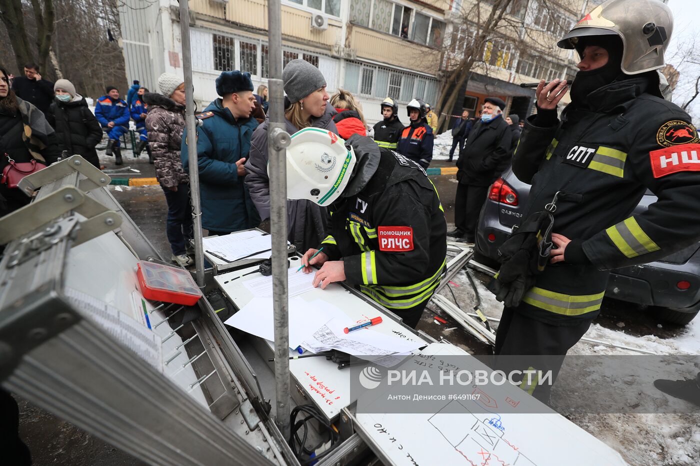 Взрыв произошел в жилом доме в Химках