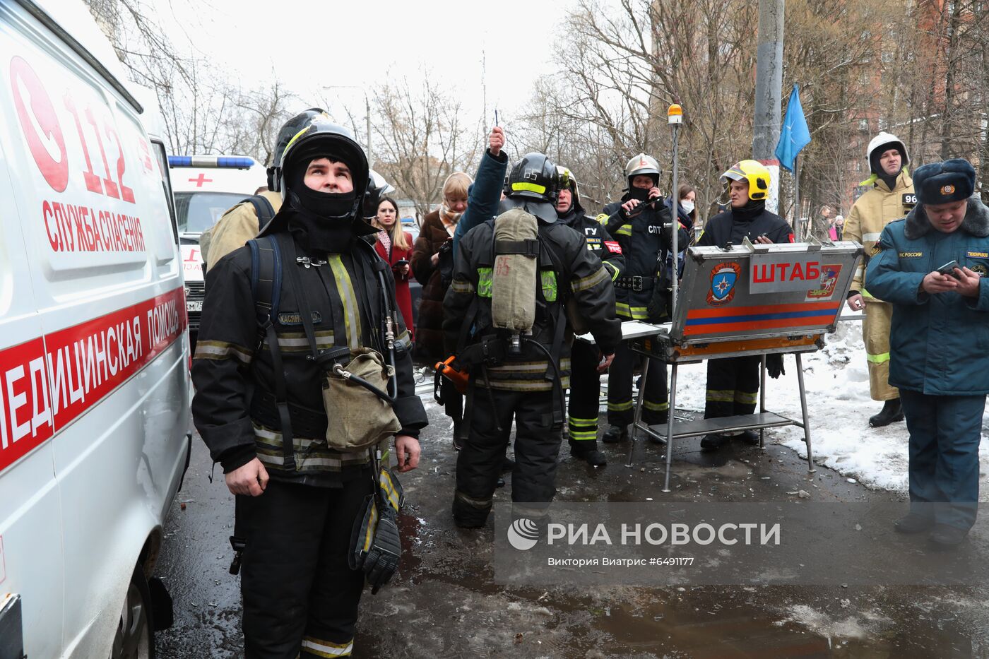 Взрыв произошел в жилом доме в Химках