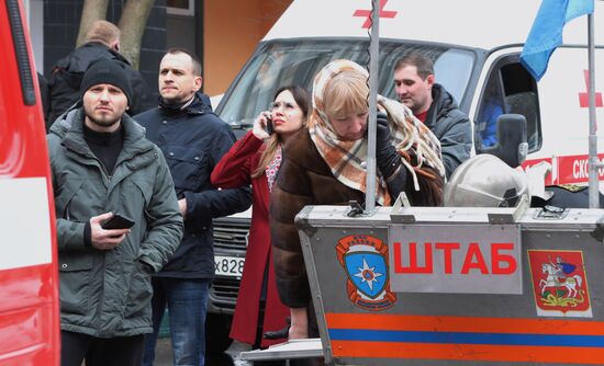 Взрыв произошел в жилом доме в Химках