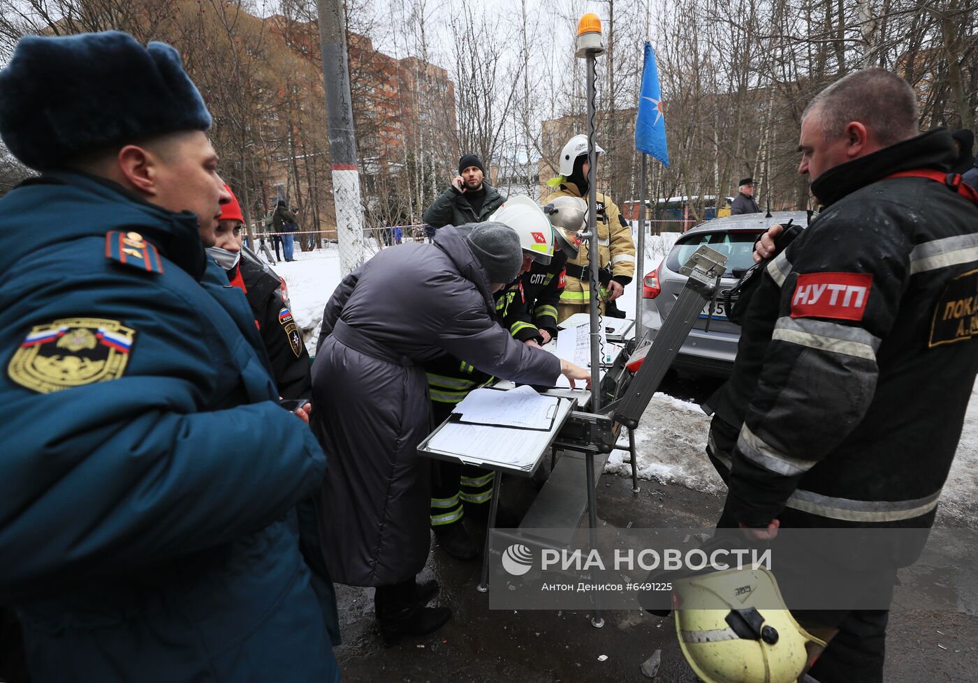 Взрыв произошел в жилом доме в Химках