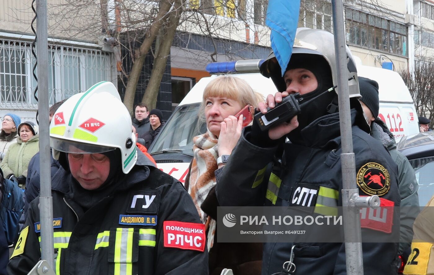 Взрыв произошел в жилом доме в Химках