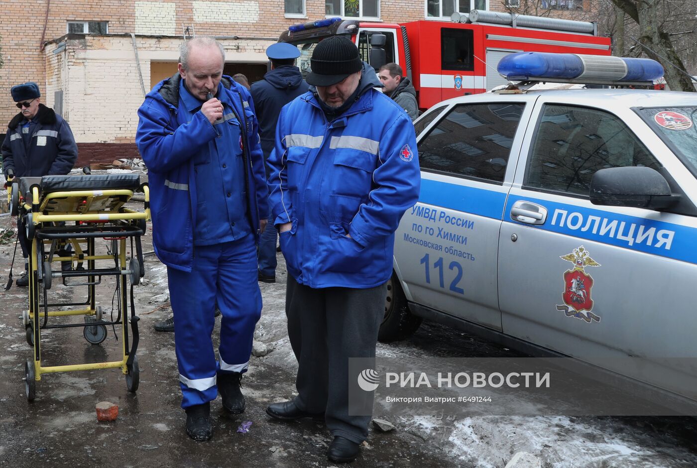 Взрыв произошел в жилом доме в Химках