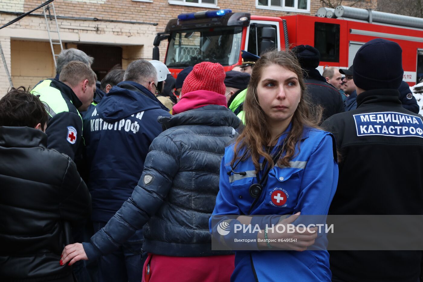 Взрыв произошел в жилом доме в Химках