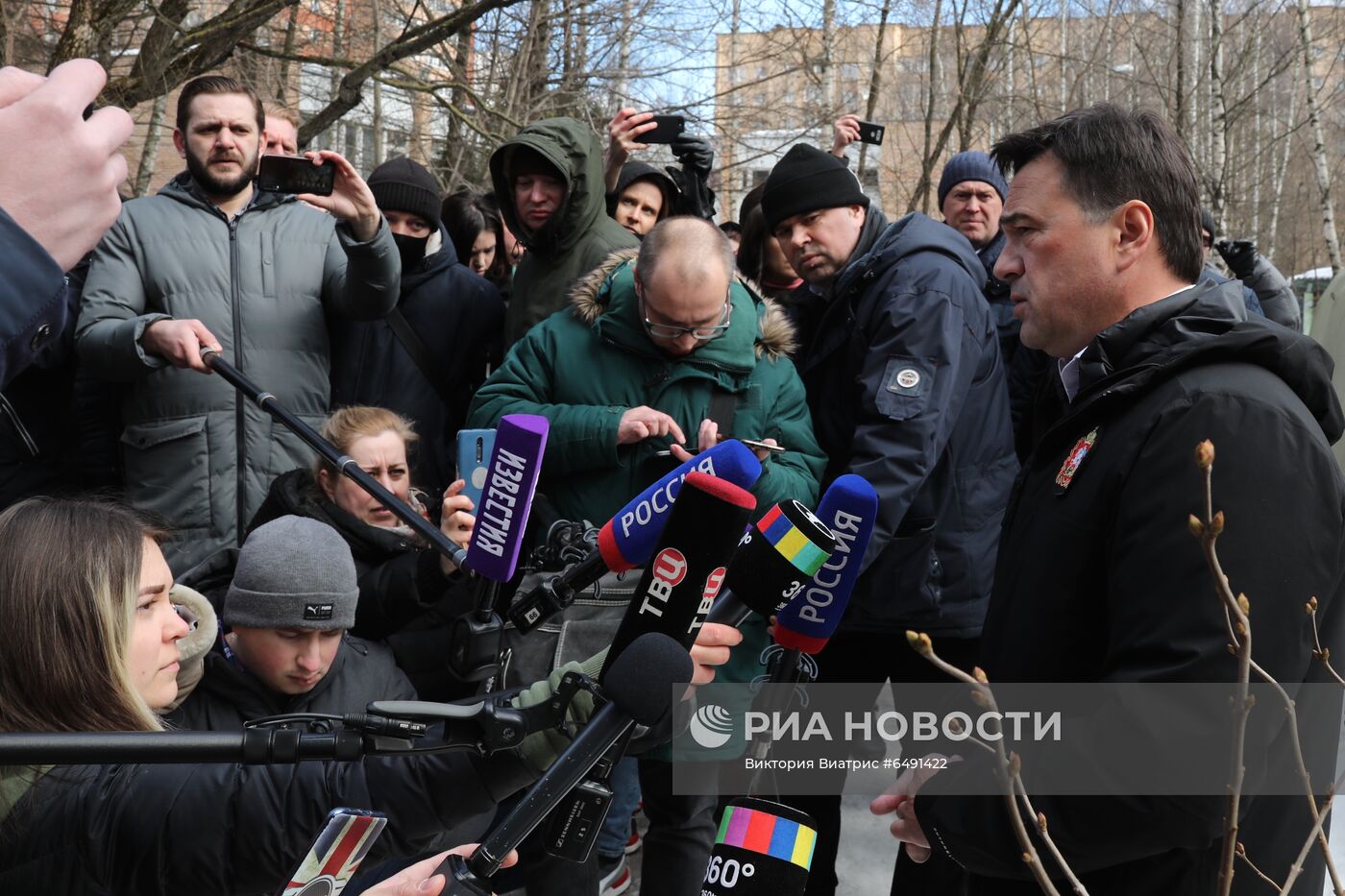 Взрыв произошел в жилом доме в Химках