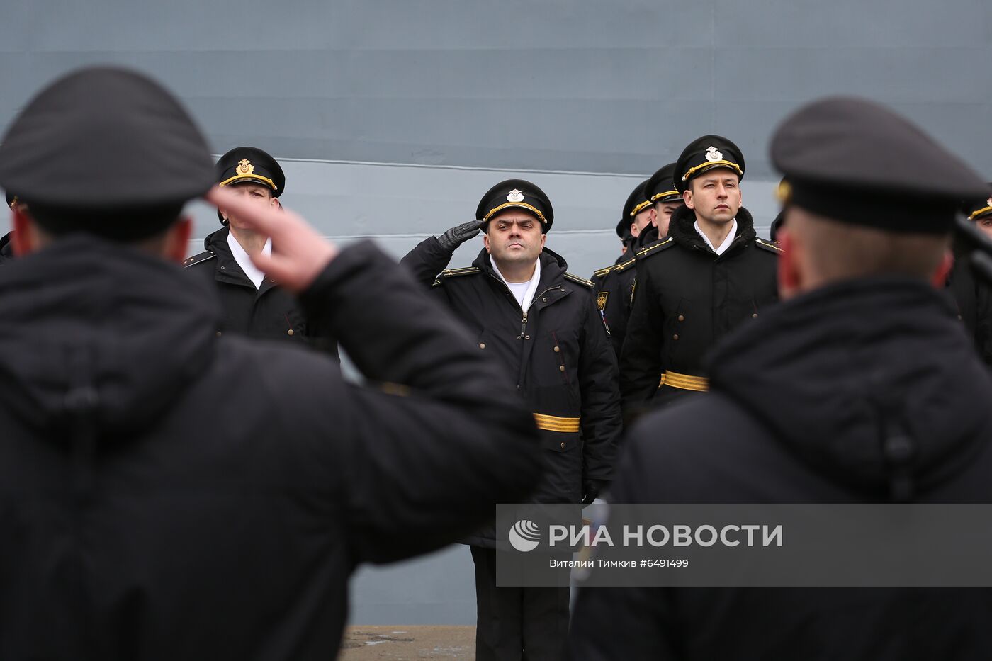 Принятие в состав ВМФ катера-торпедолова ТЛ-2195