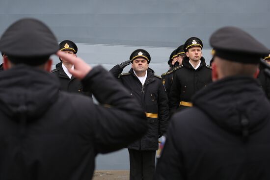 Принятие в состав ВМФ катера-торпедолова ТЛ-2195