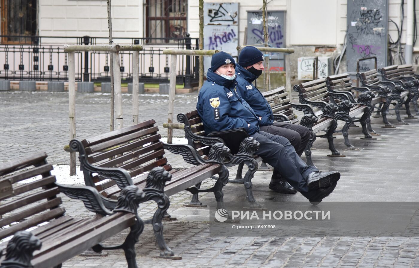 Ужесточение карантинных мер в Львовской области Украины