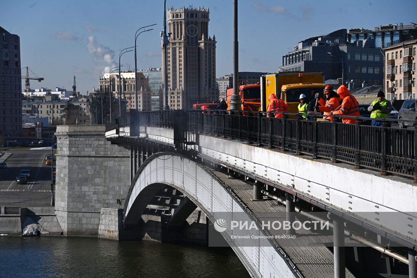 Промывка Большого Краснохолмского моста